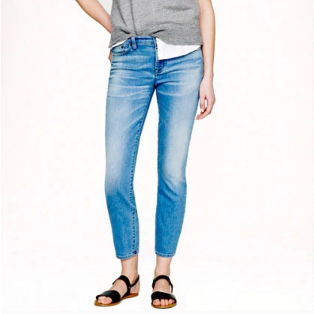 J.Crew Cropped Reid Jean, Light Hickman Wash, 26
